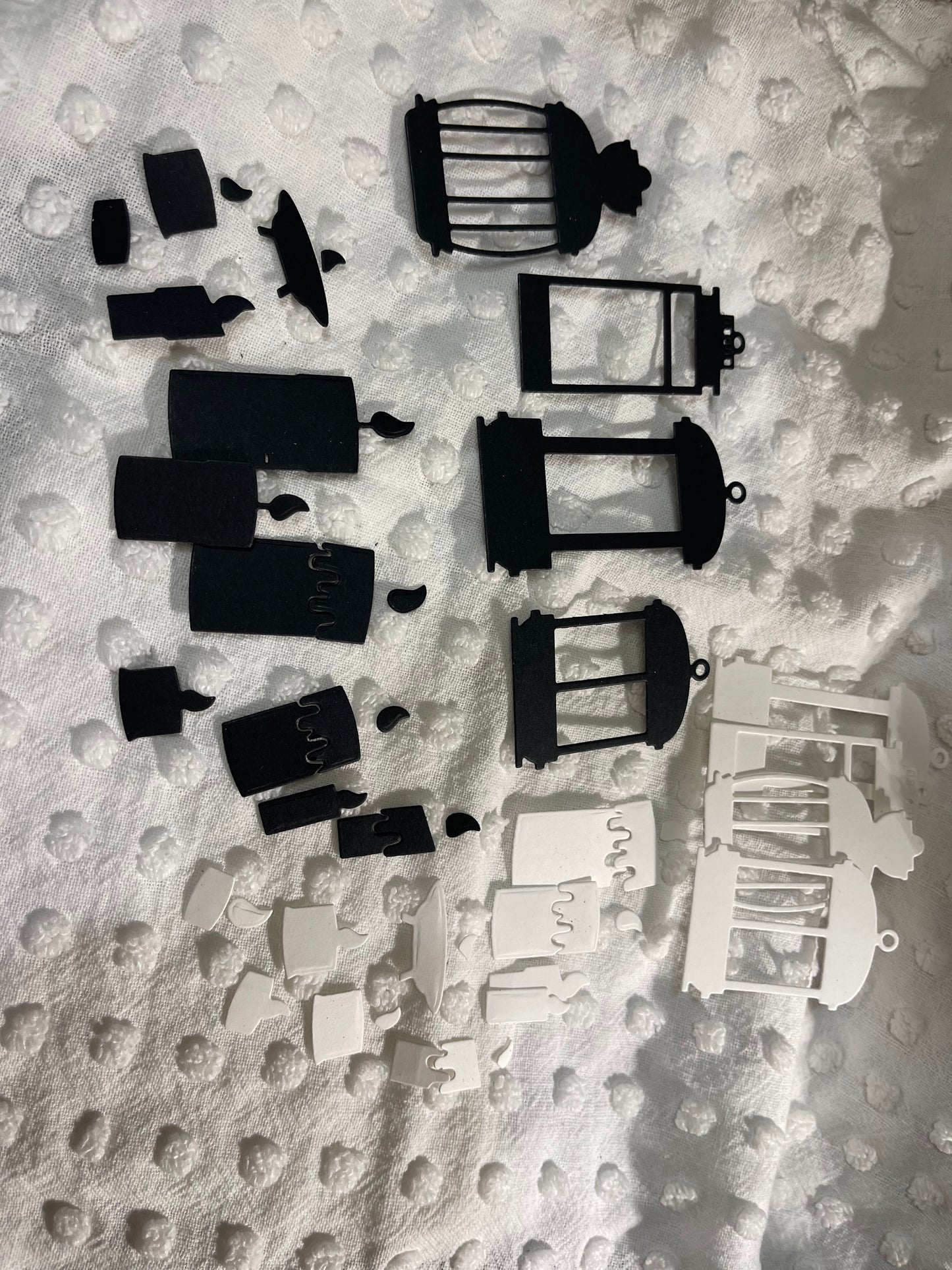 Candle and lantern die cuts