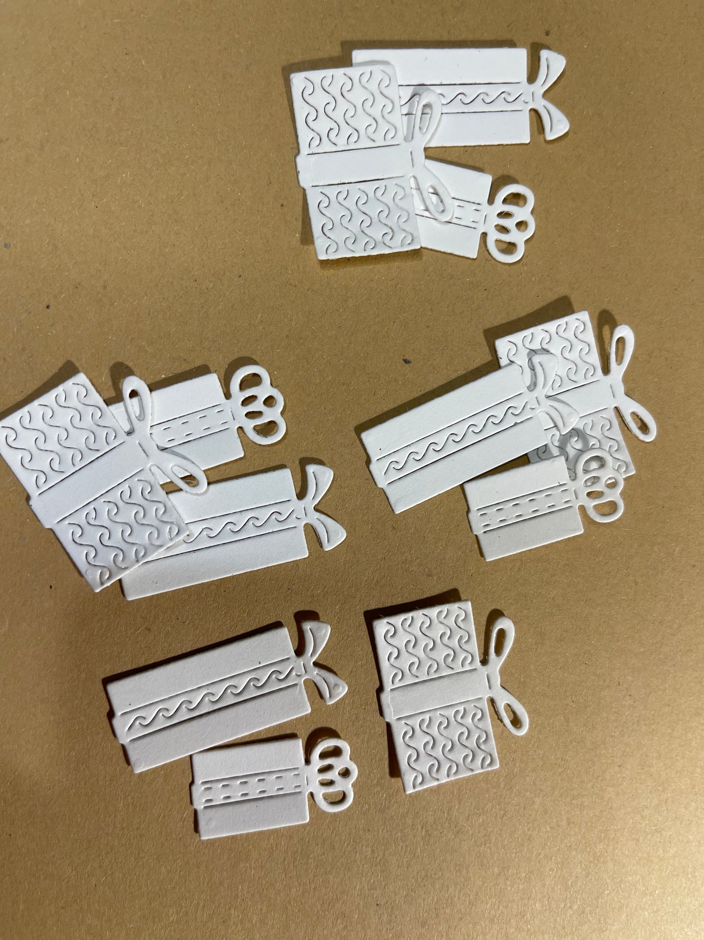 Present die cuts
