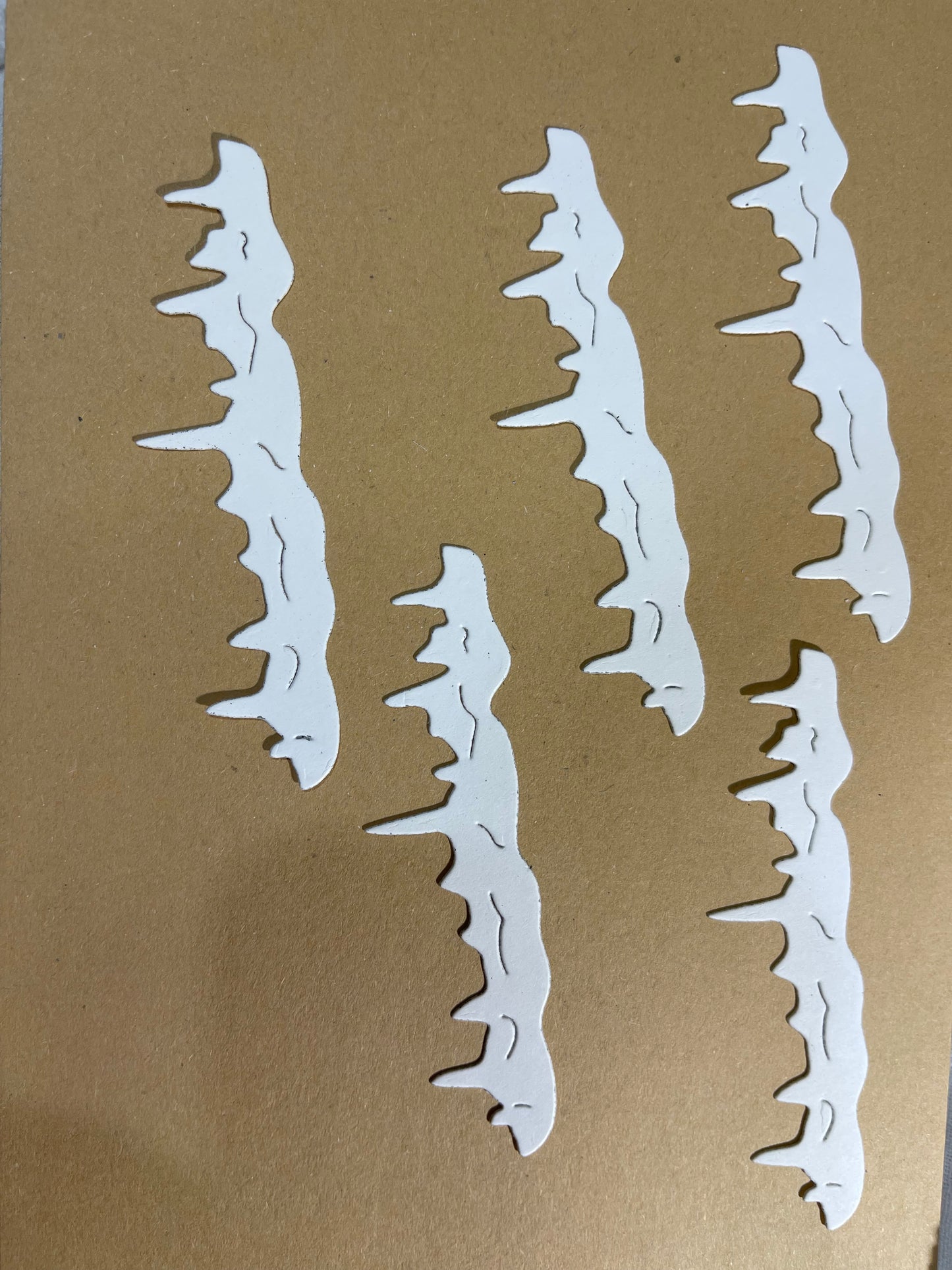 Ice/snow die cuts