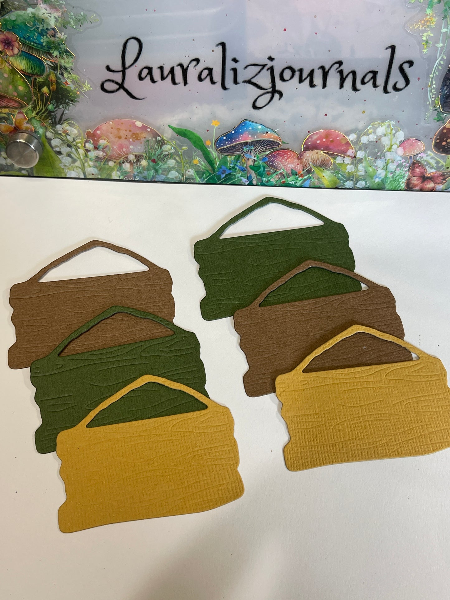 Hanging sign die cuts
