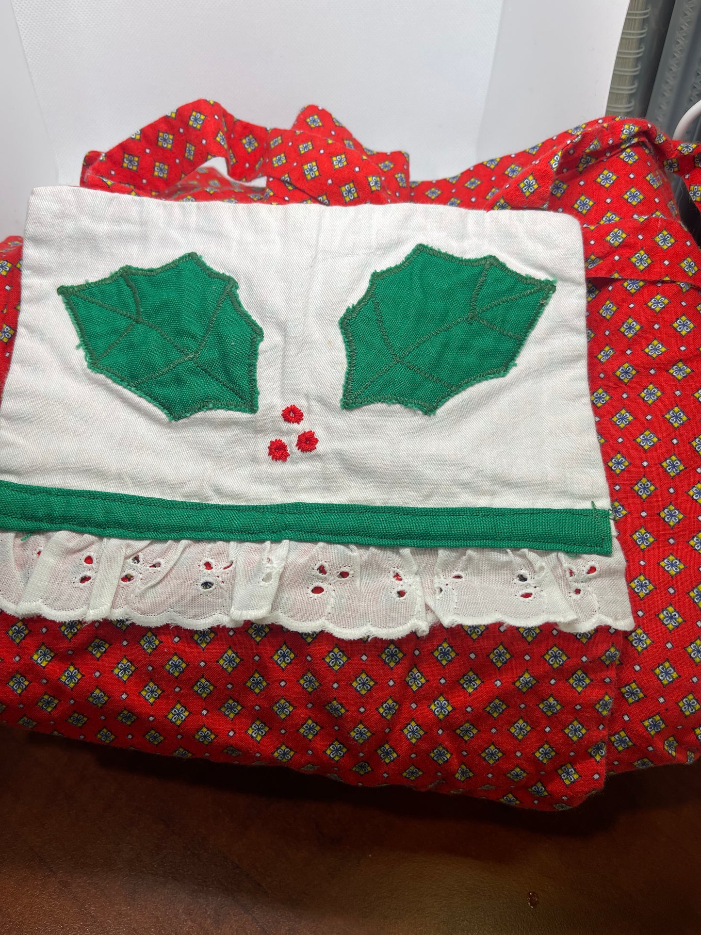 Children’s handmade Christmas apron 