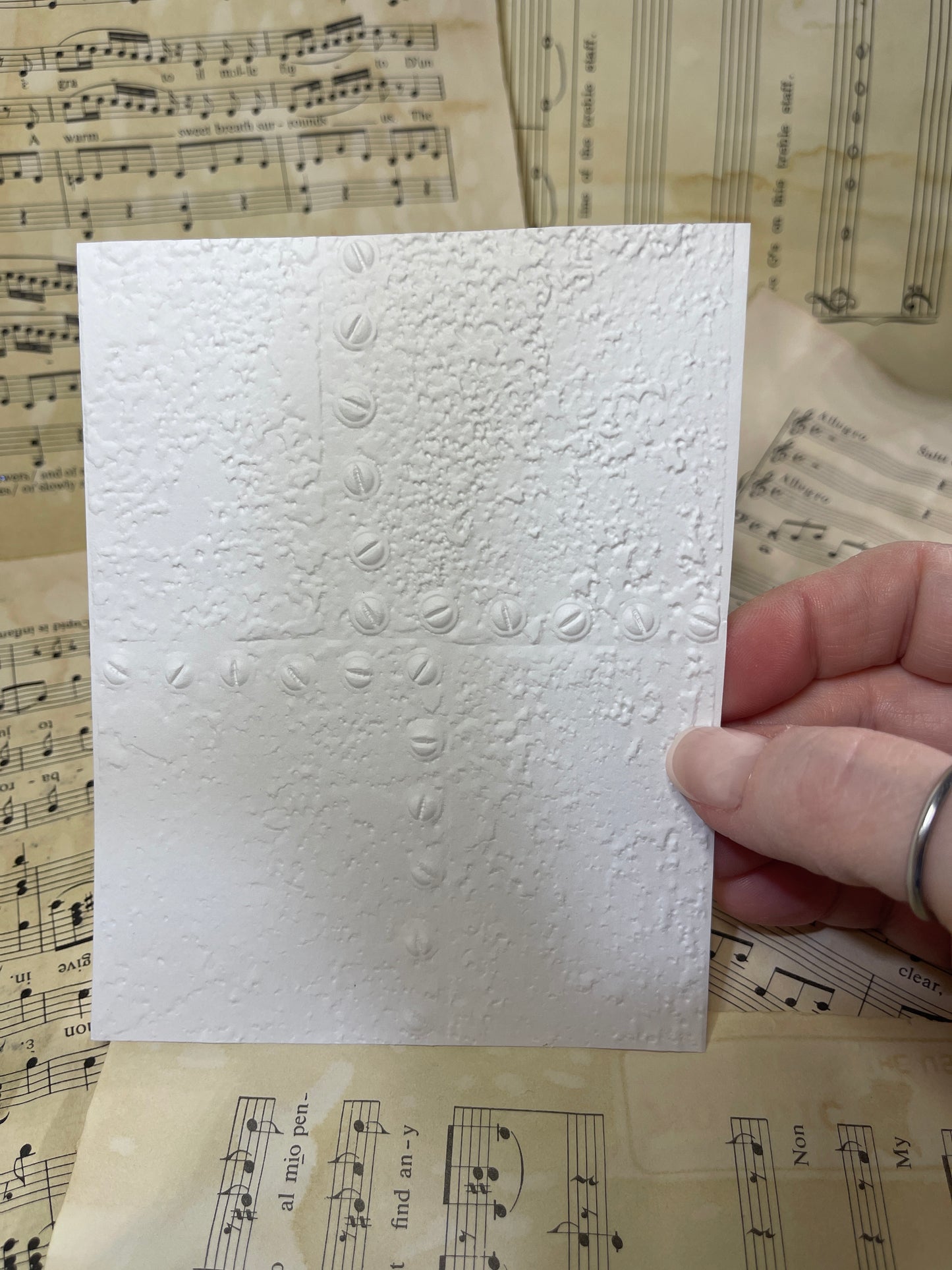 Embossed Cardstock