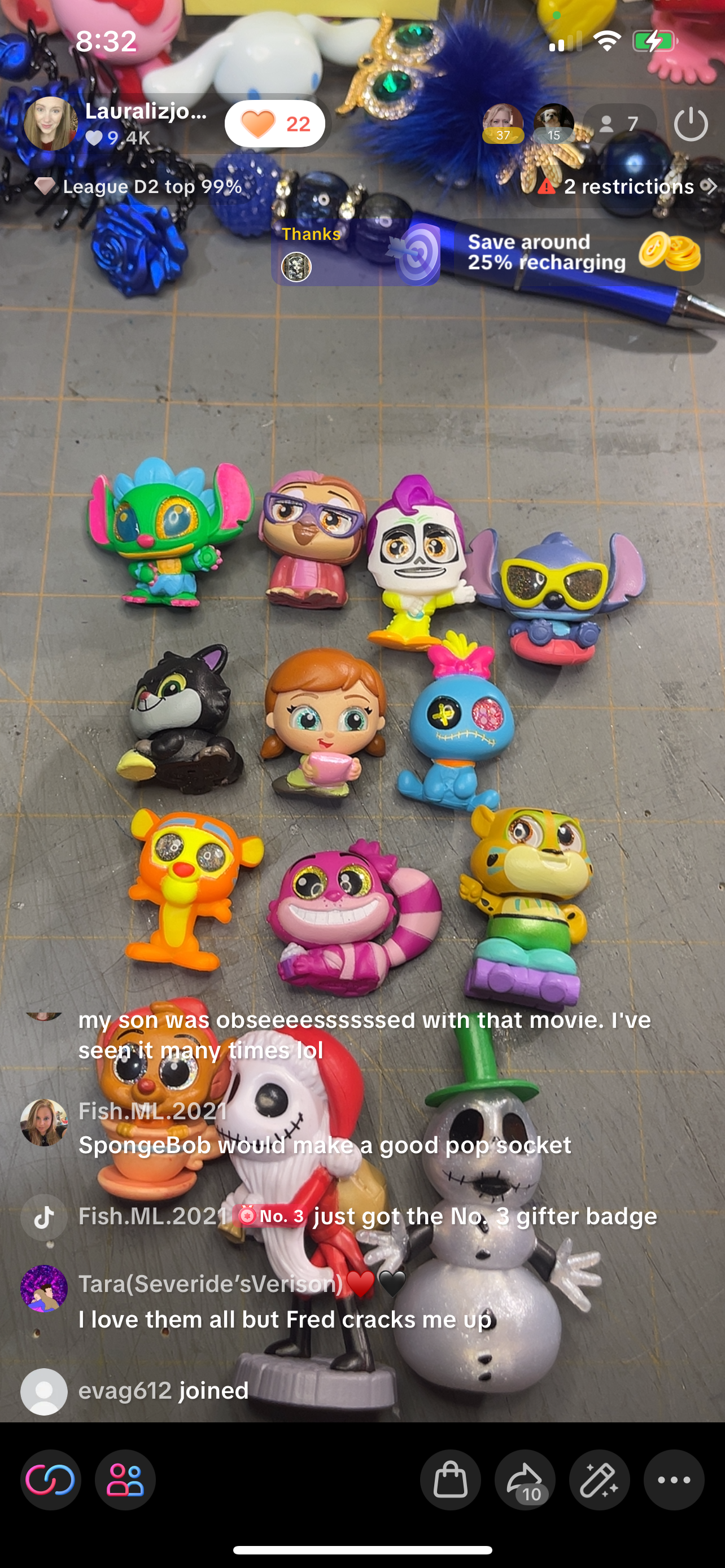 Pre Order chunky Dangles for books or bags!! Or whatever!!