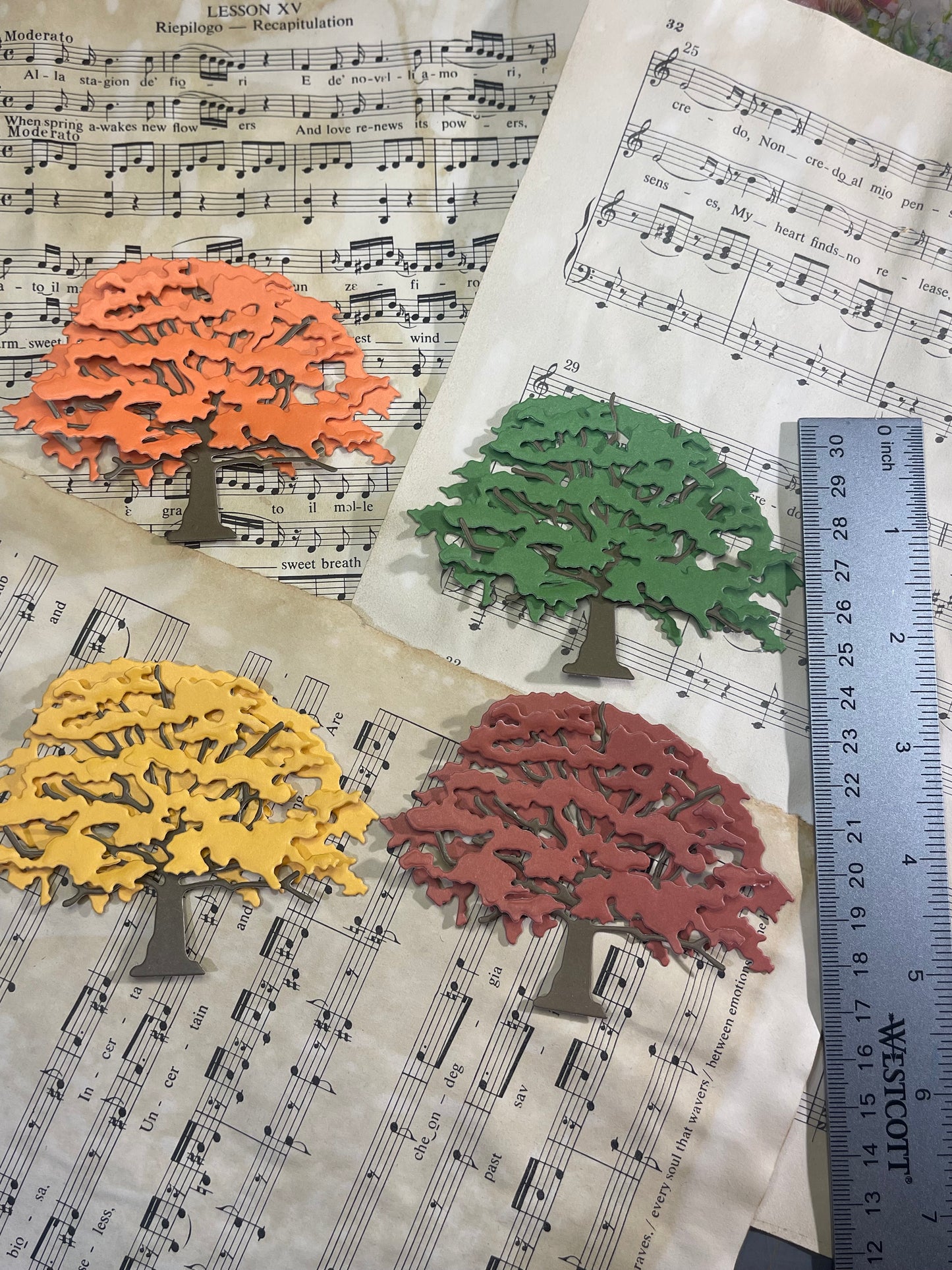 Fall Tree Die Cuts