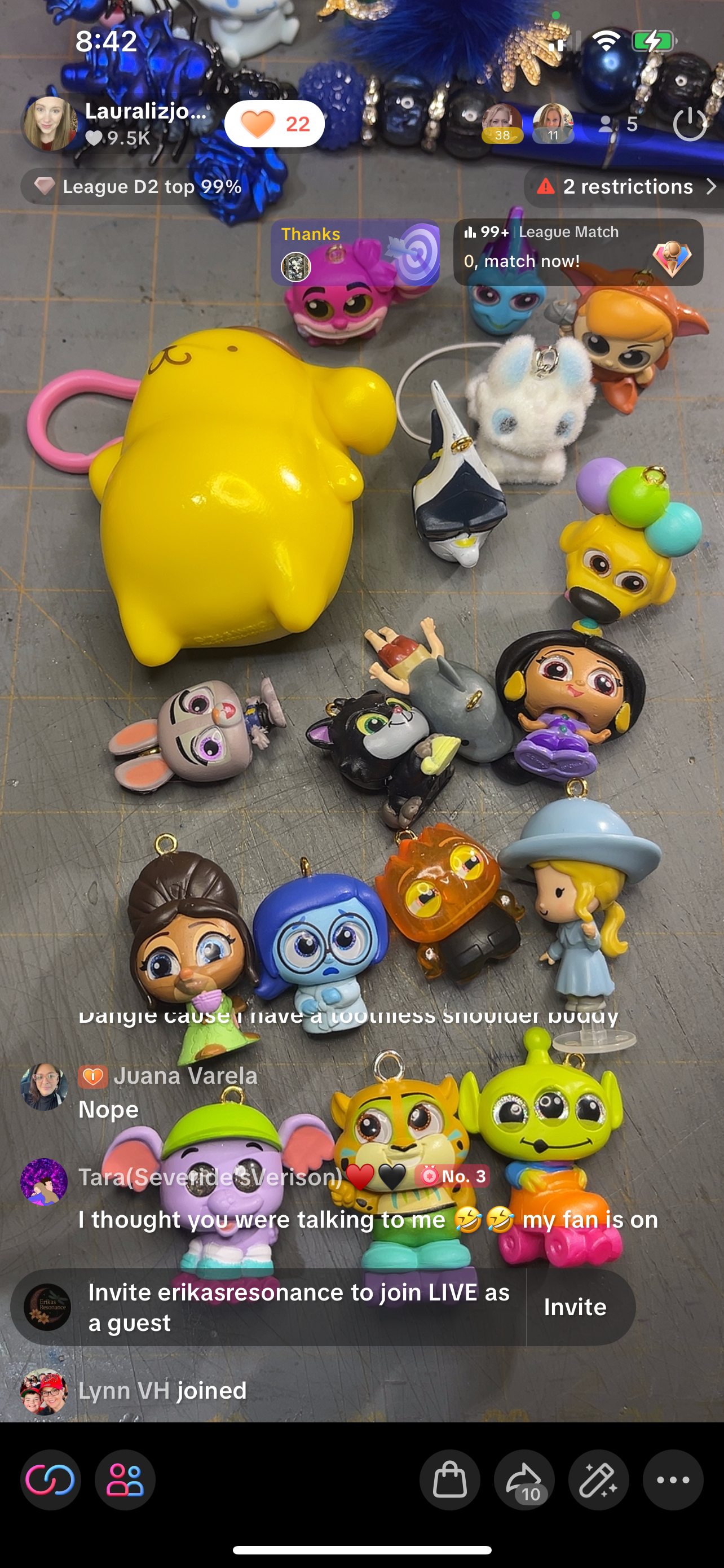 Pre Order chunky Dangles for books or bags!! Or whatever!!