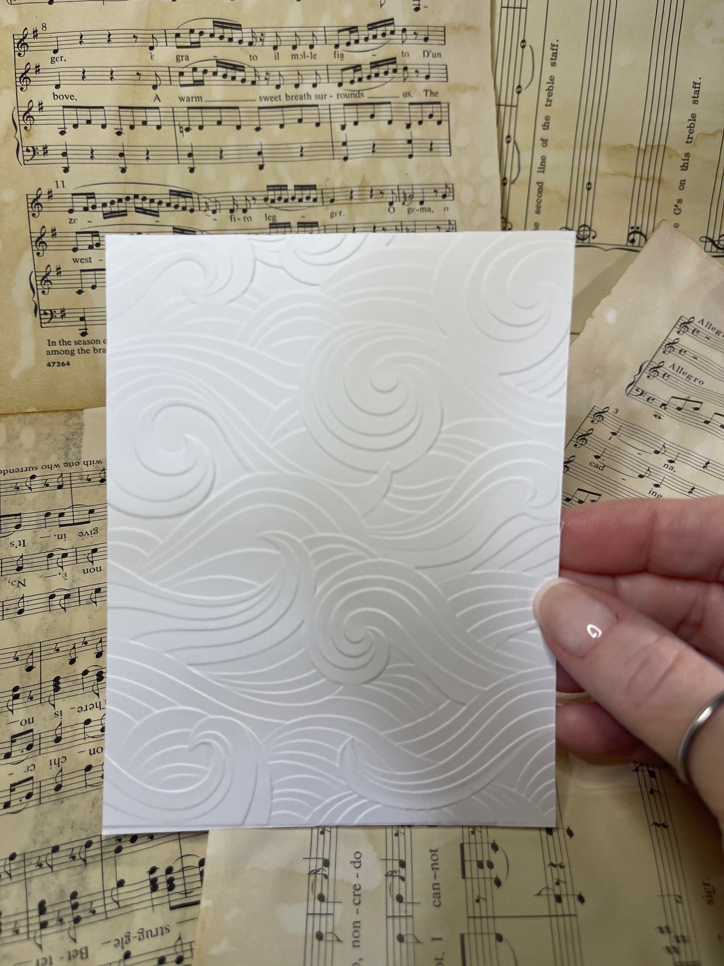 Embossed Cardstock