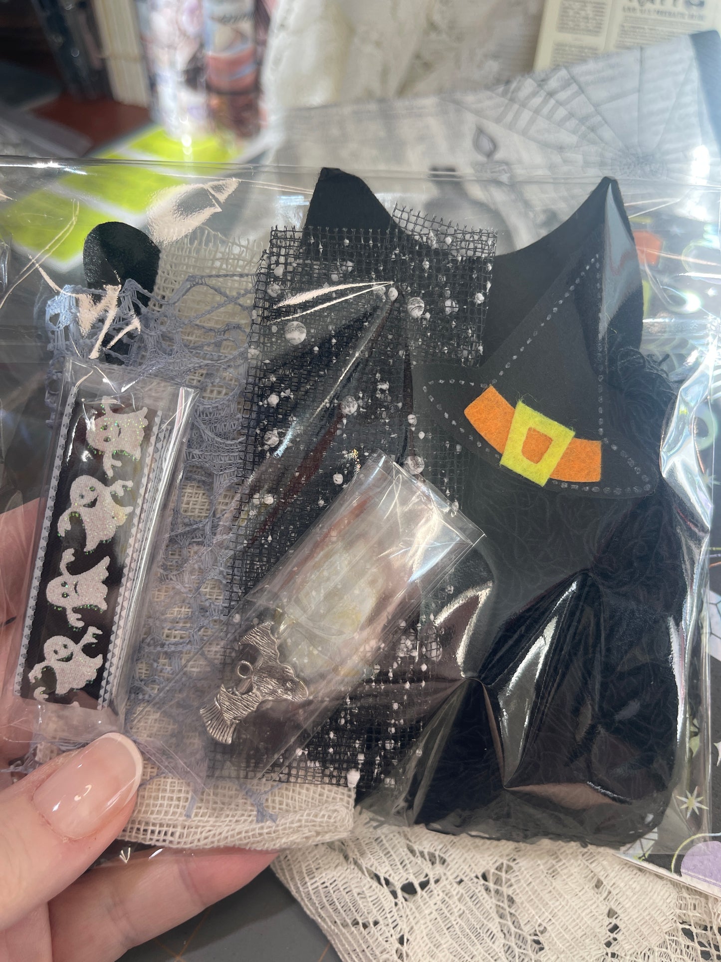 Halloween mystery ephemera and accessories kit