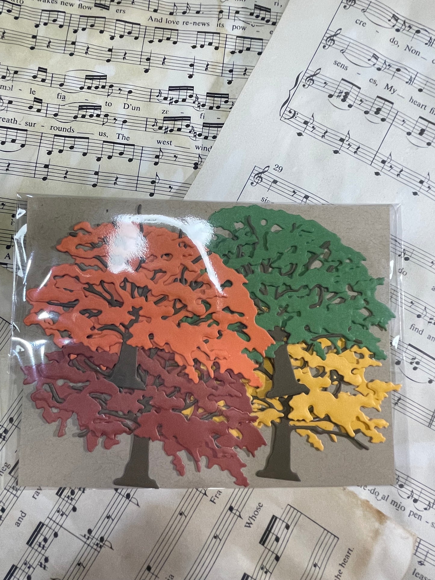 Fall Tree Die Cuts