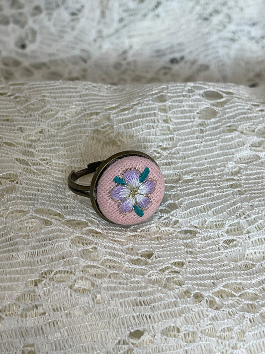 Brass stitched Ring