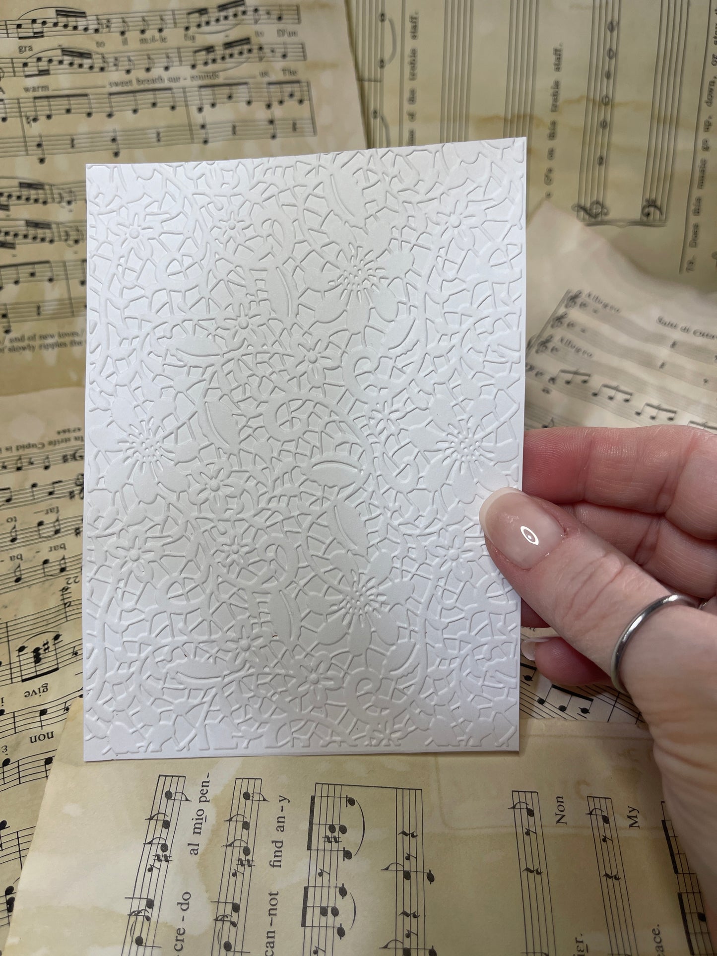 Embossed Cardstock