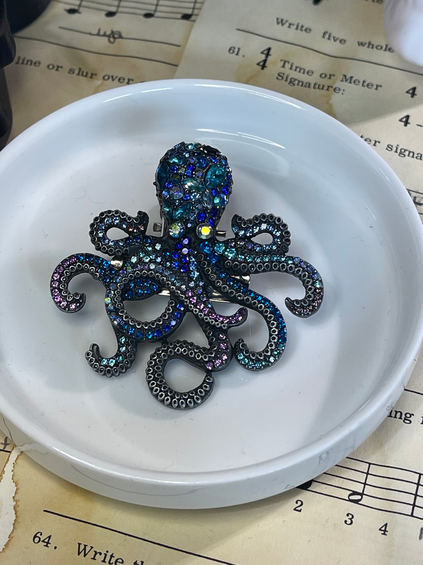 Octopus small journal clip