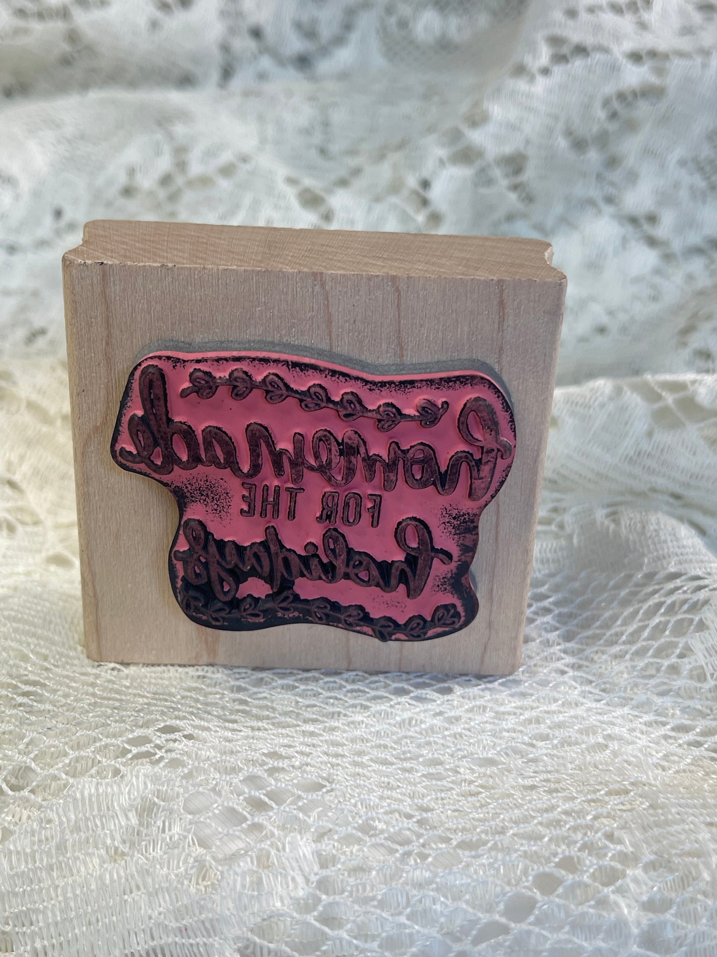 Wooden stamp