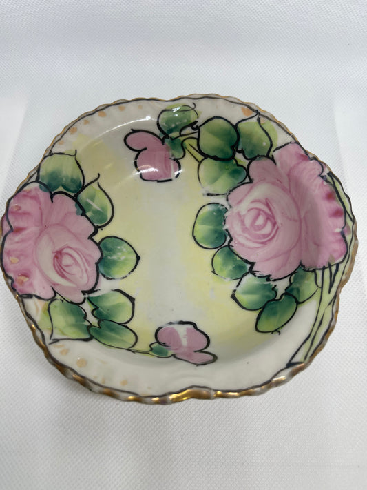 Vintage set of Pink Rose bowls