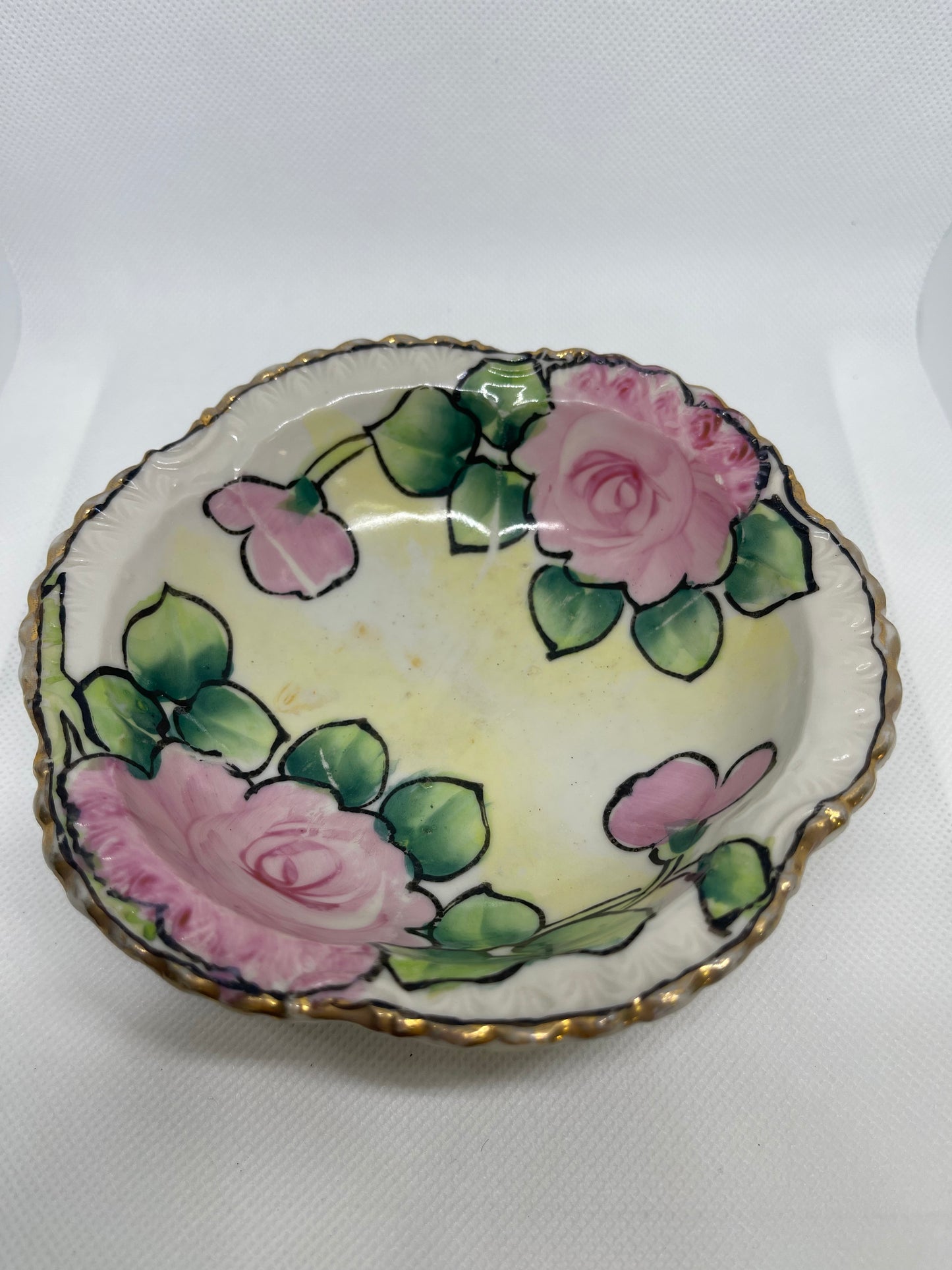 Vintage set of Pink Rose bowls