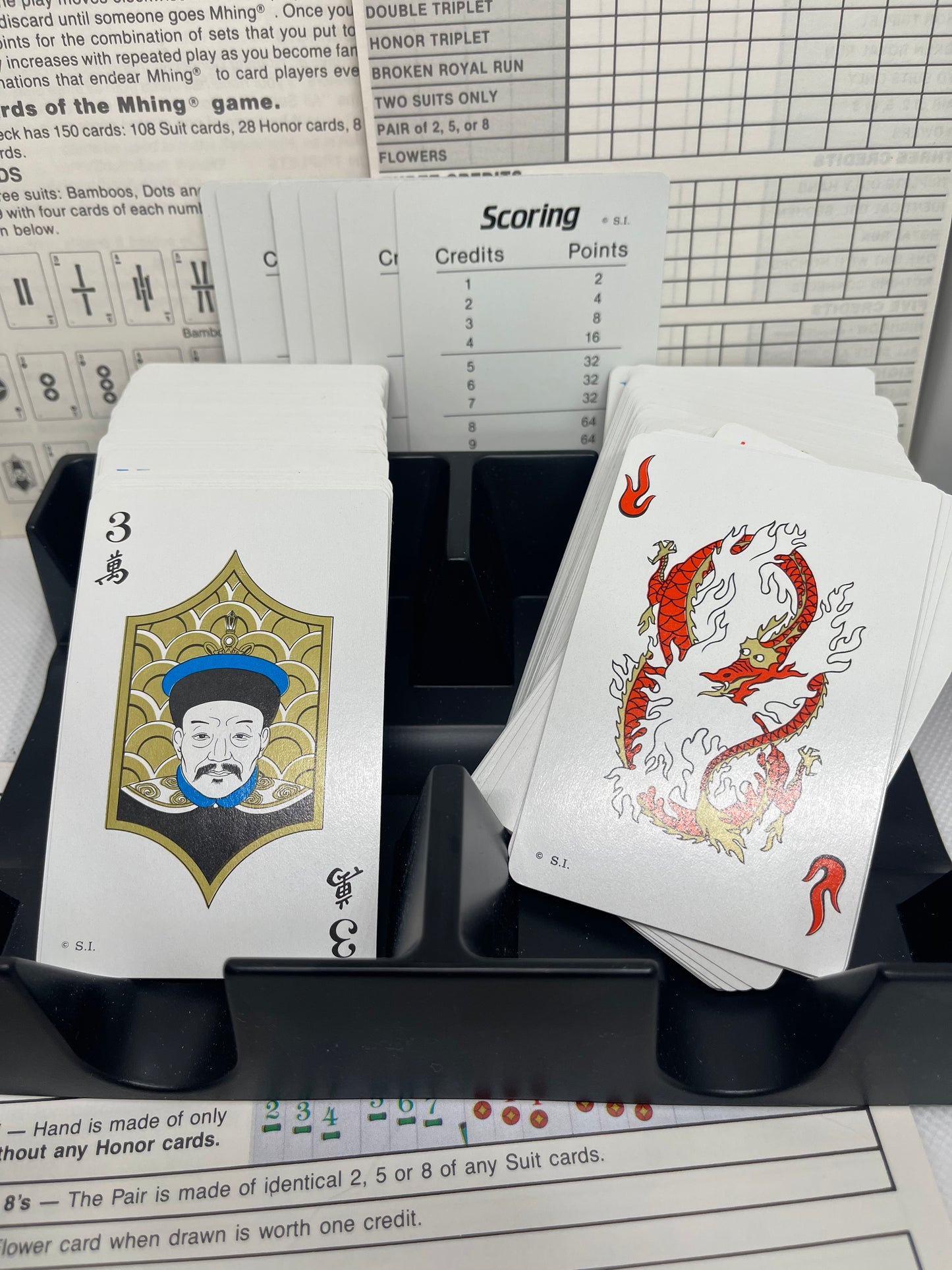 Vintage Mhing Card Game