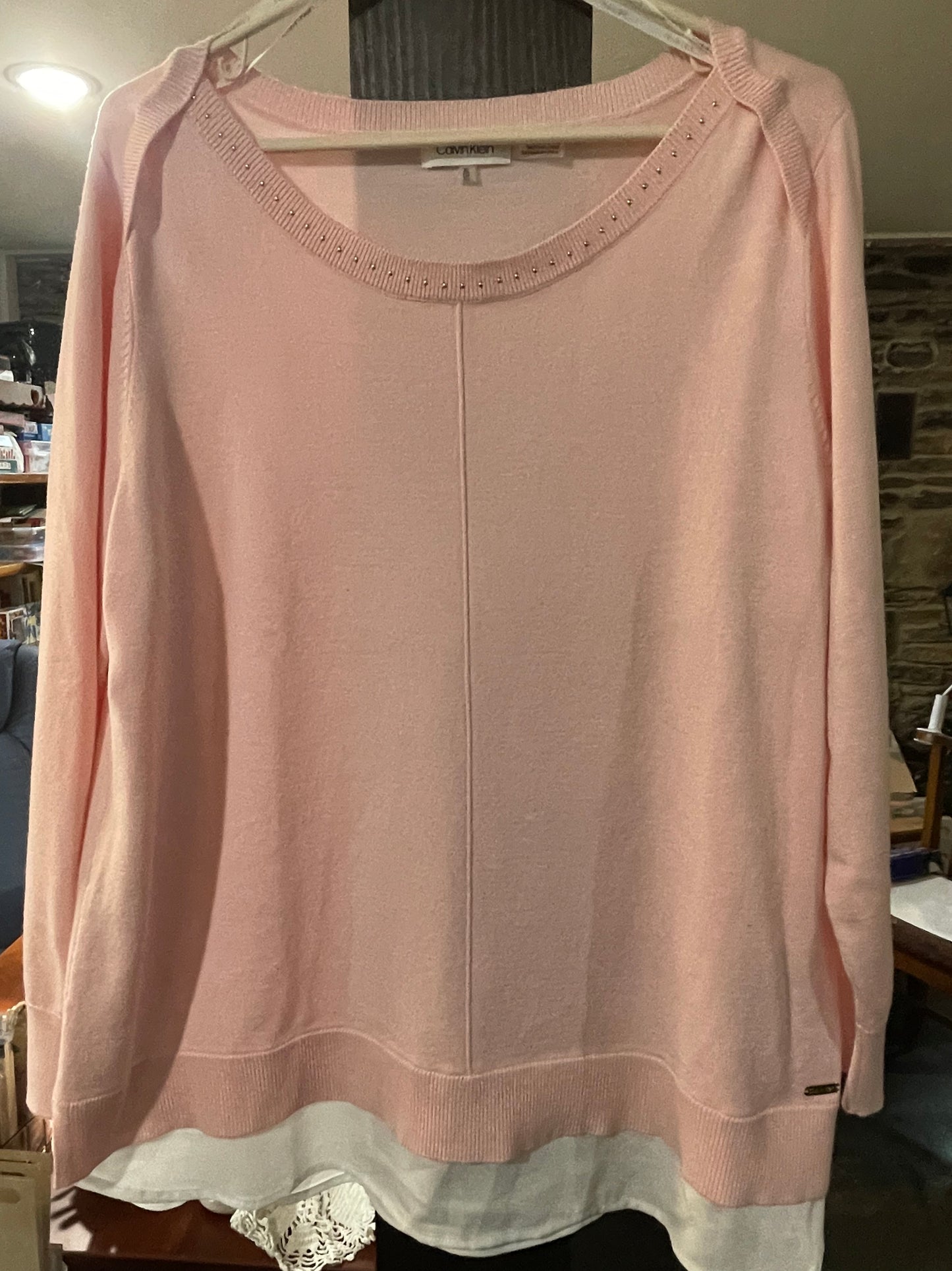 Calvin Klein scoop neck top