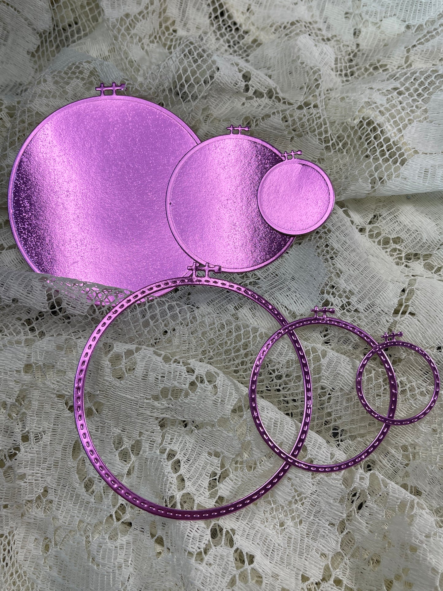 Die Cut Embroidery Hoop Set