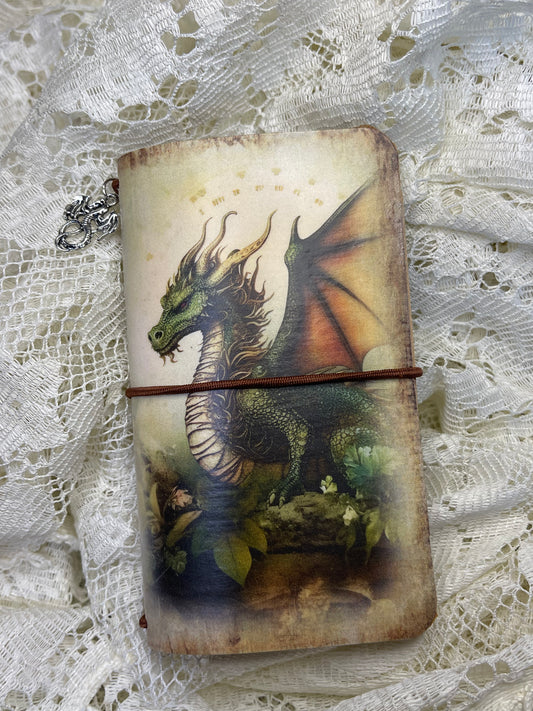 Handmade Small Dragon Journal