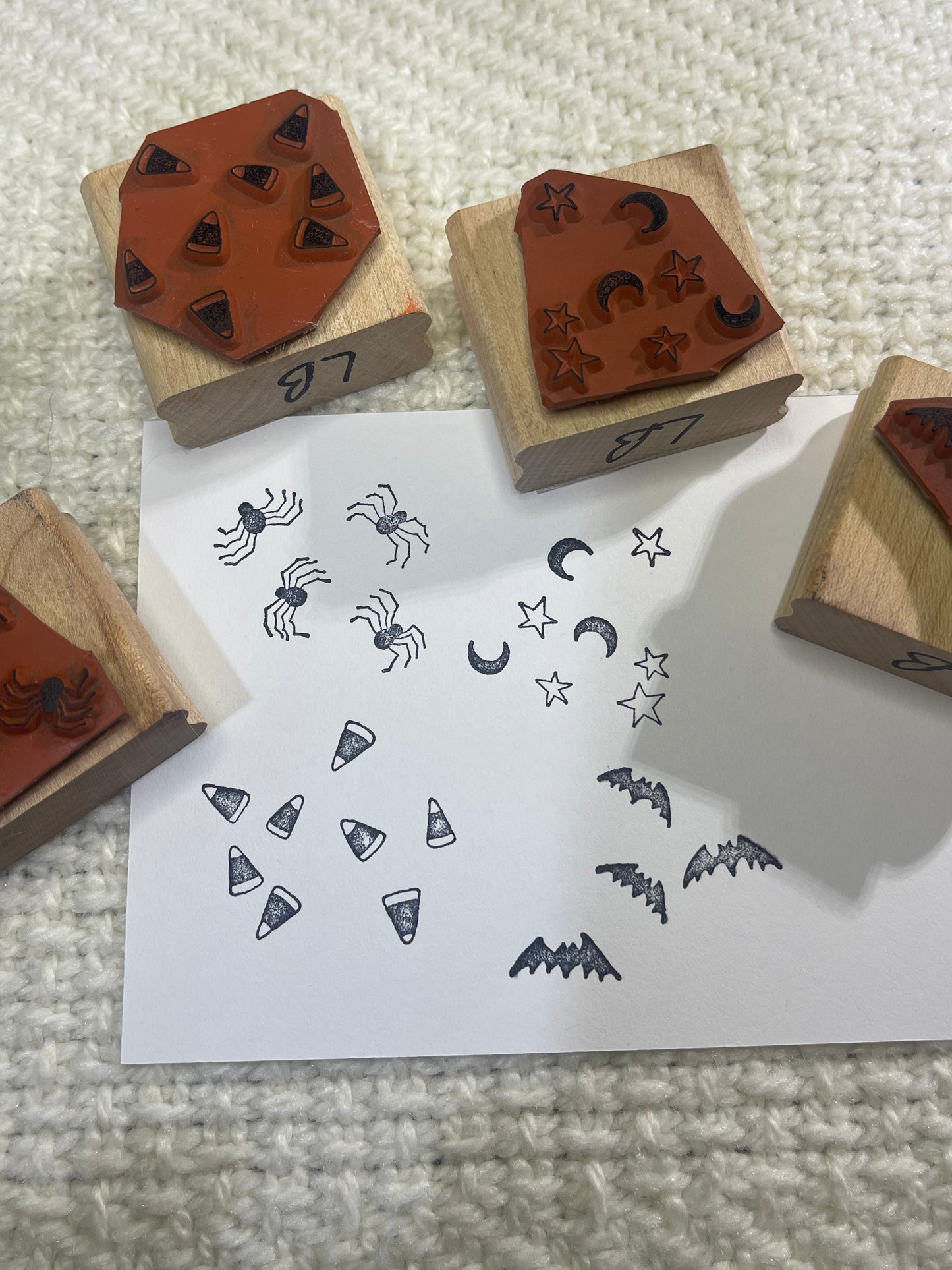 Set of Halloween Stamps