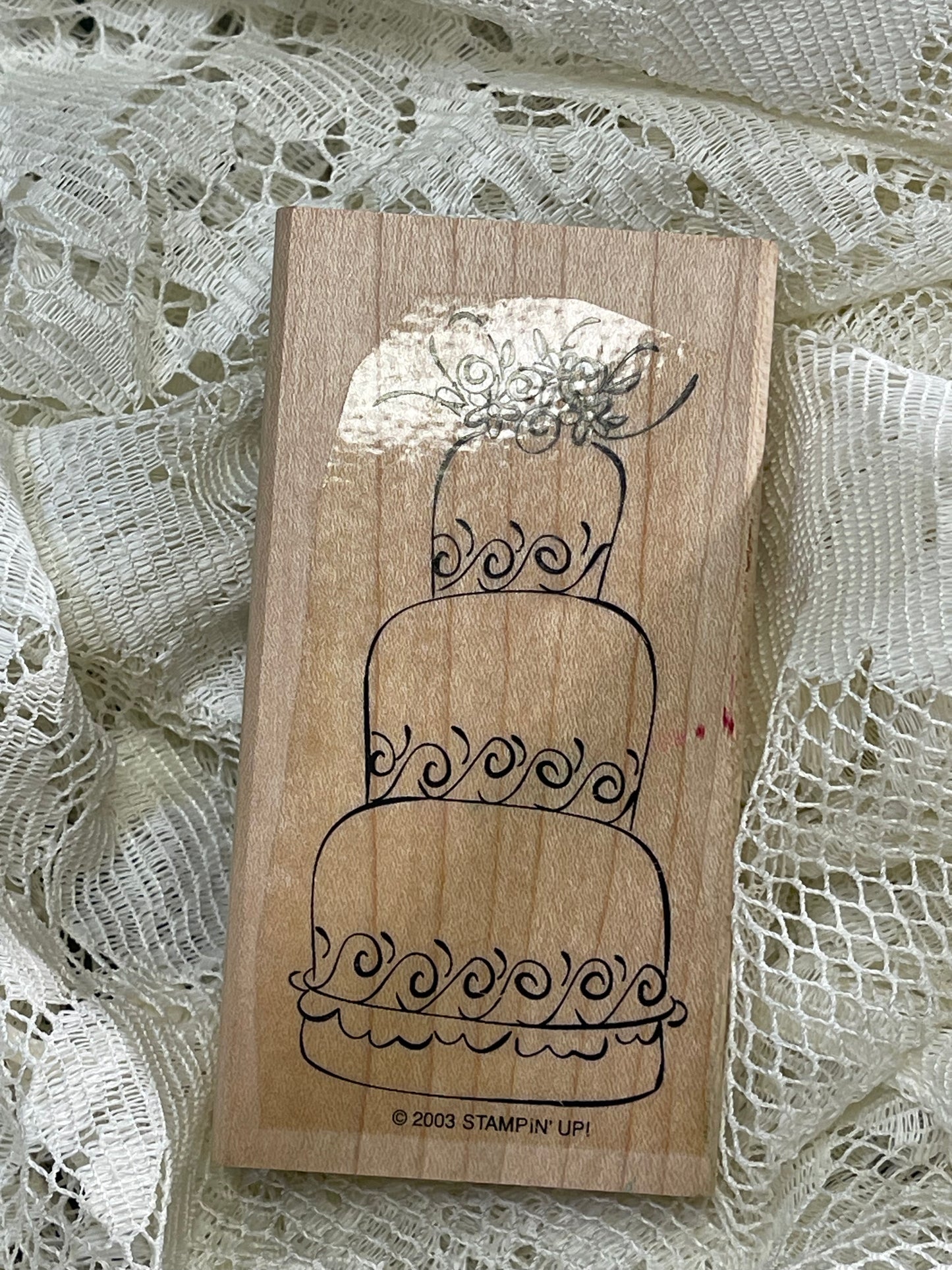 Cake Wooden Stamp