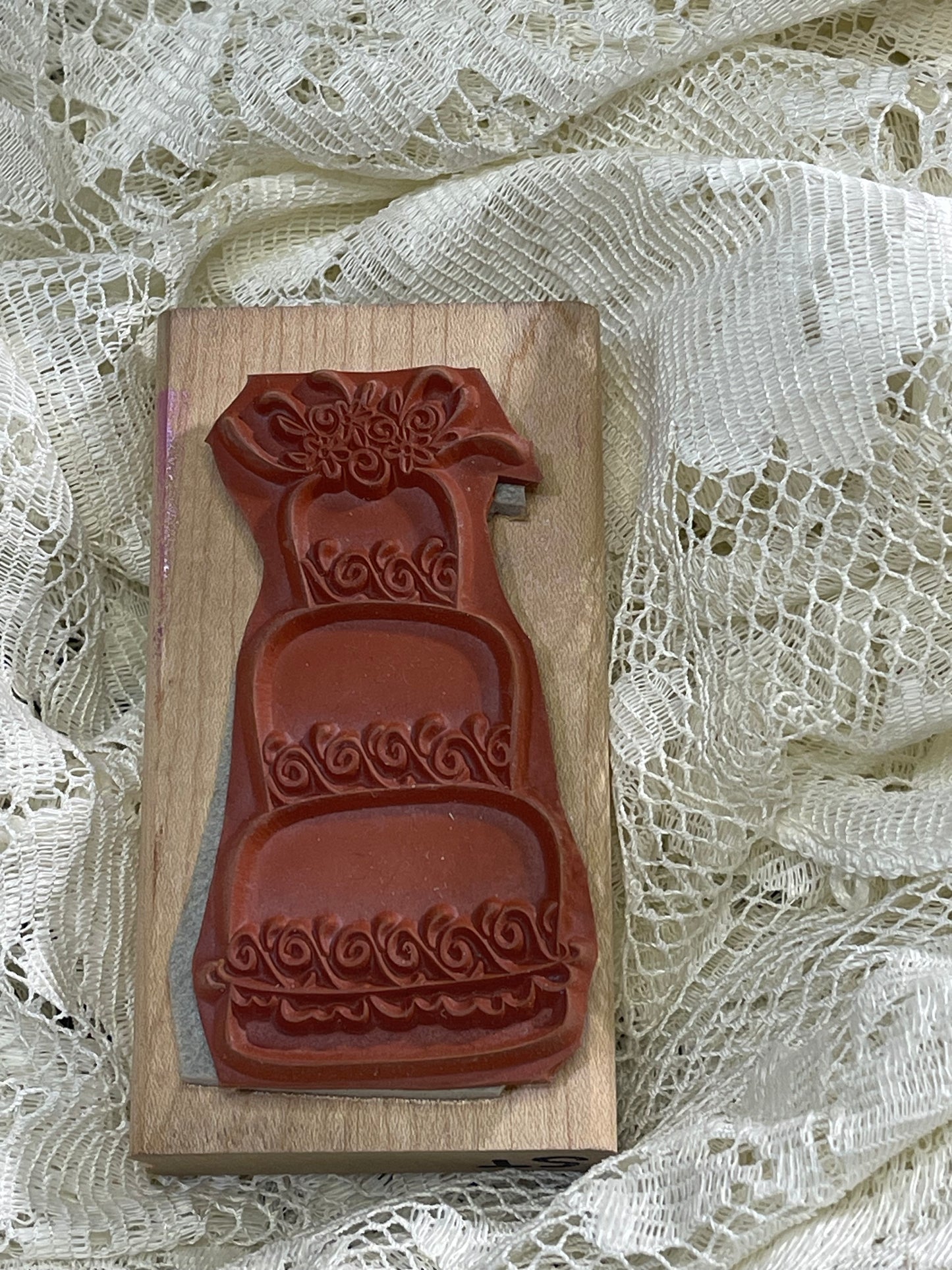 Cake Wooden Stamp