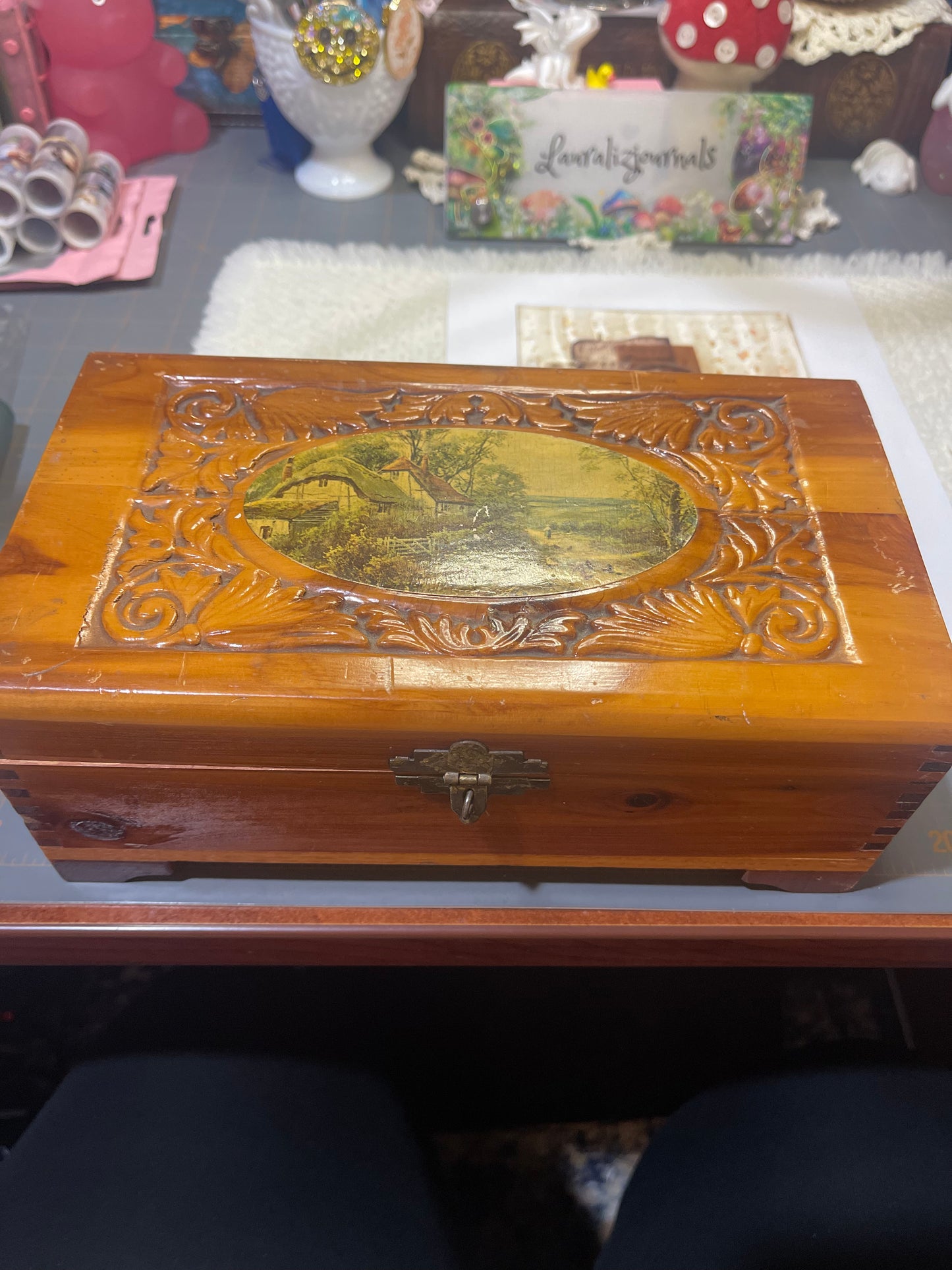 Antique Chocolate/Candy Box