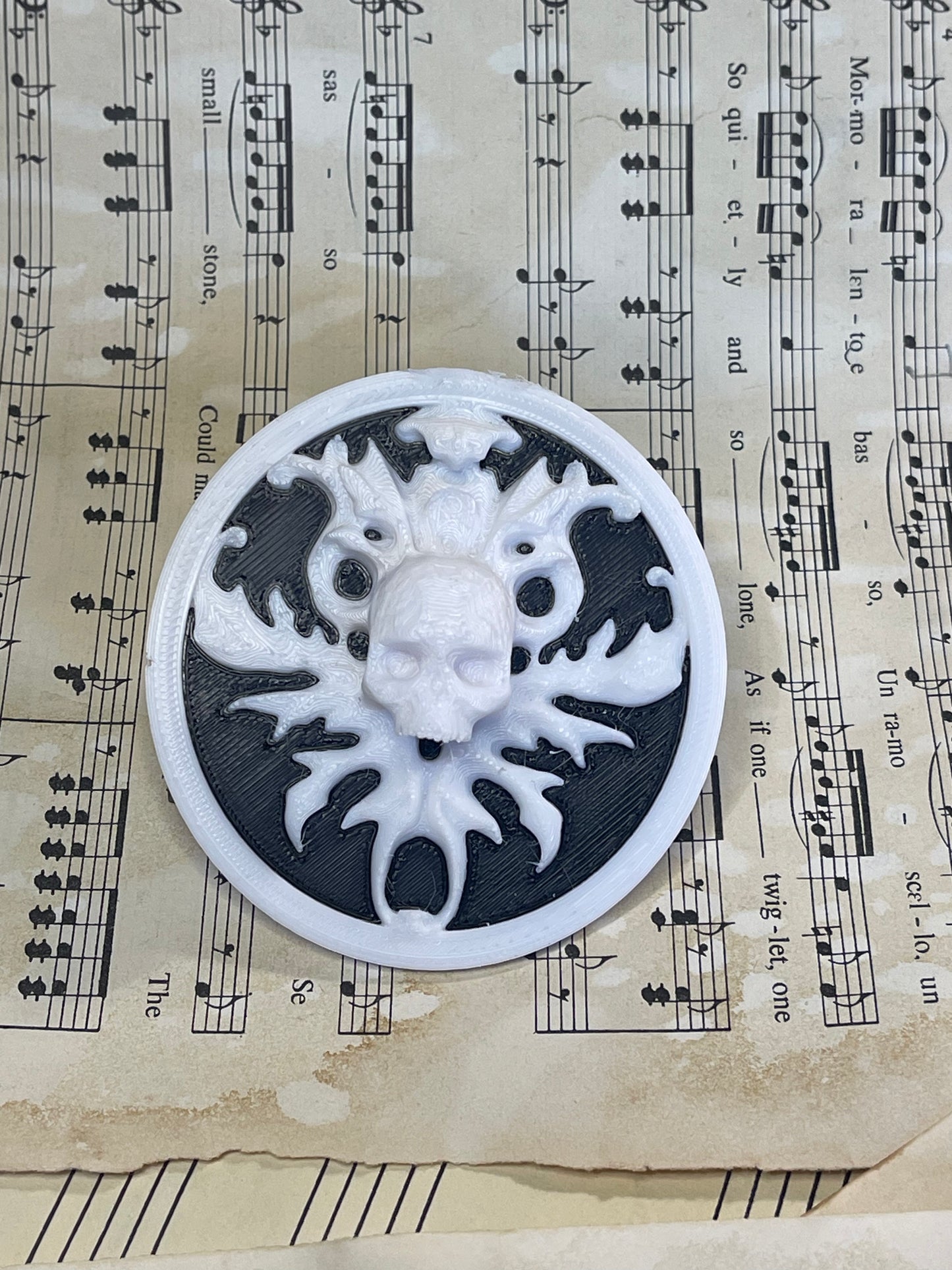 Gothic jumbo 3-D printed journal clip