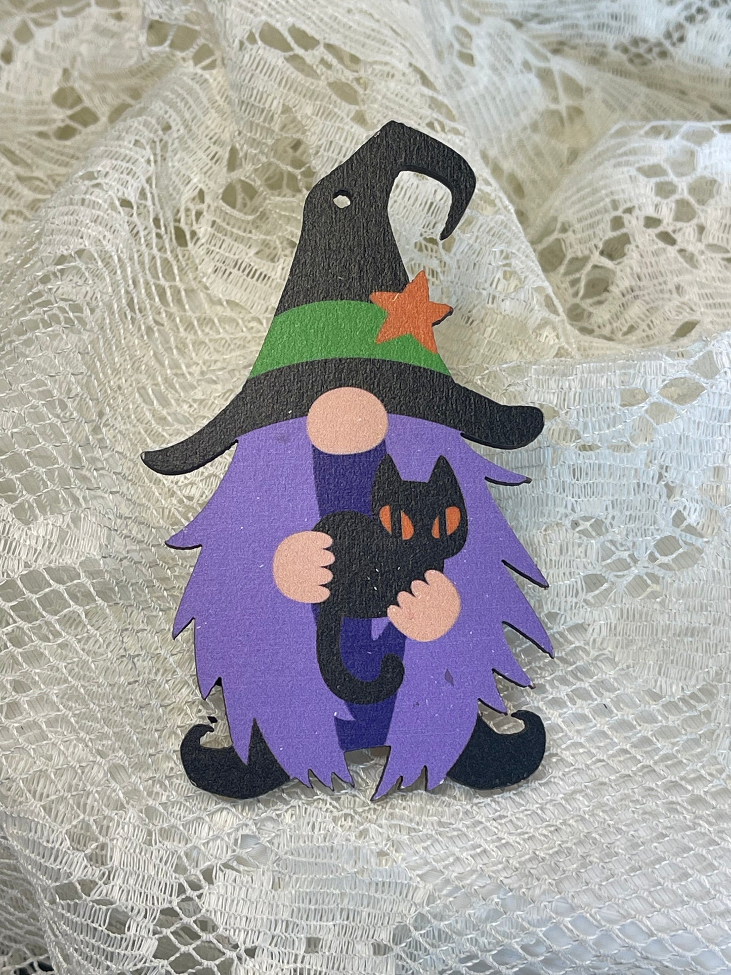 Spooky gnome small journal clip