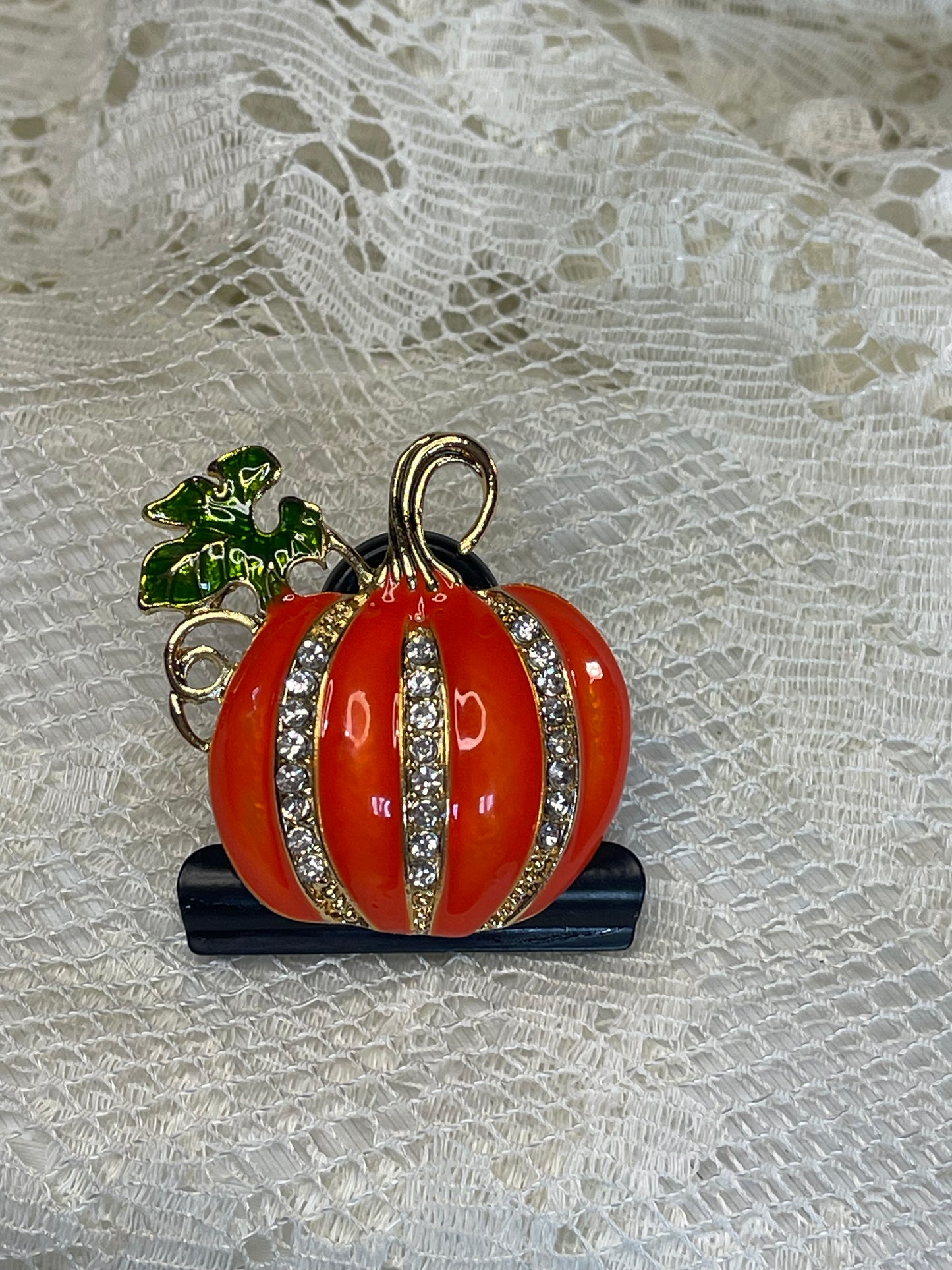 Blingy pumpkin journal clip