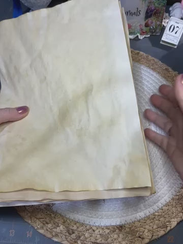 Crunchy Tea Dyed Paper